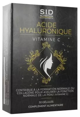 S.I.D Nutrition Preventlife Hyaluronic Acid Vitamin C 30 Capsules