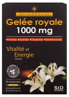 S.I.D Nutrition Oligoroyal Royal Jelly 1000 Mg Vitality And Energy 20 Phials