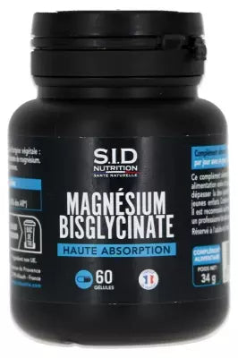 S.I.D Nutrition Magnesium Bisglycinate 60 Capsules