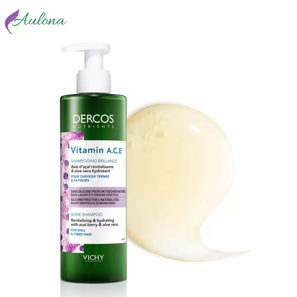 Vichy Dercos Nutrients Vitamin A.C.E Shine Shampoo 250ml