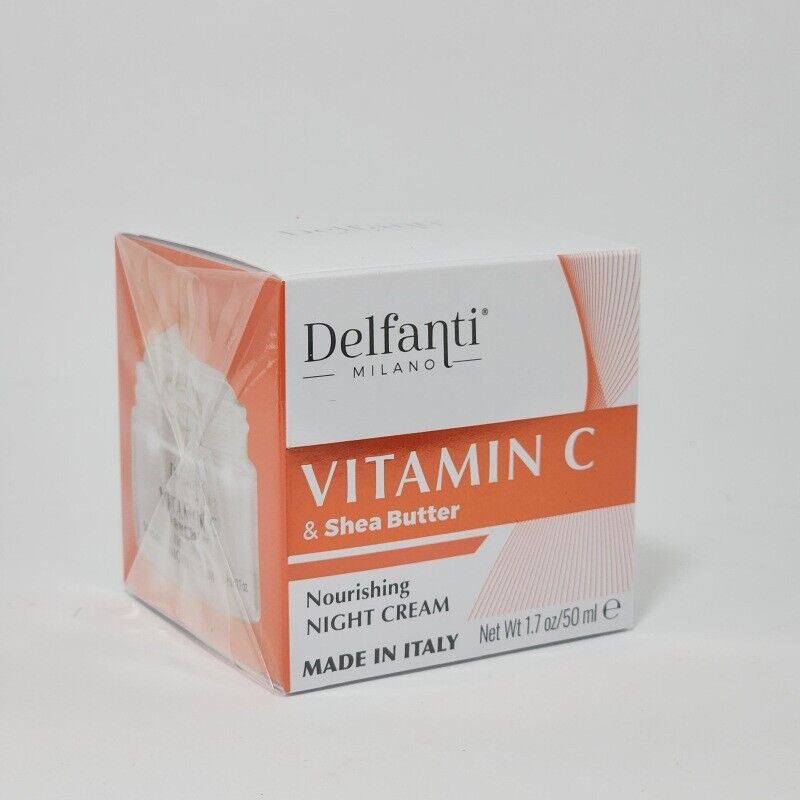 Delfanti Vitamin C & Shea Butter Nourishing Night Cream 1.7 oz Made in Italy