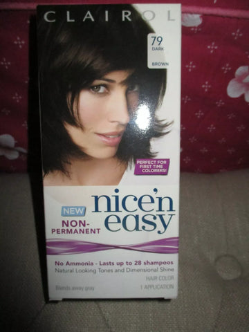 Clairol Nice 'N' Easy by Loving Care 79 Dark Brown