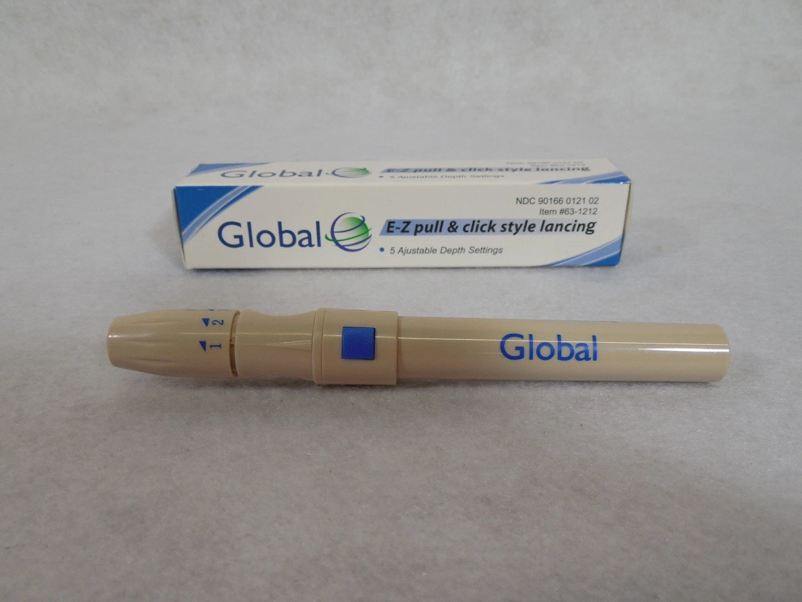 Lancet Device, Adjustable LanCEng Device, 5 depth settings.