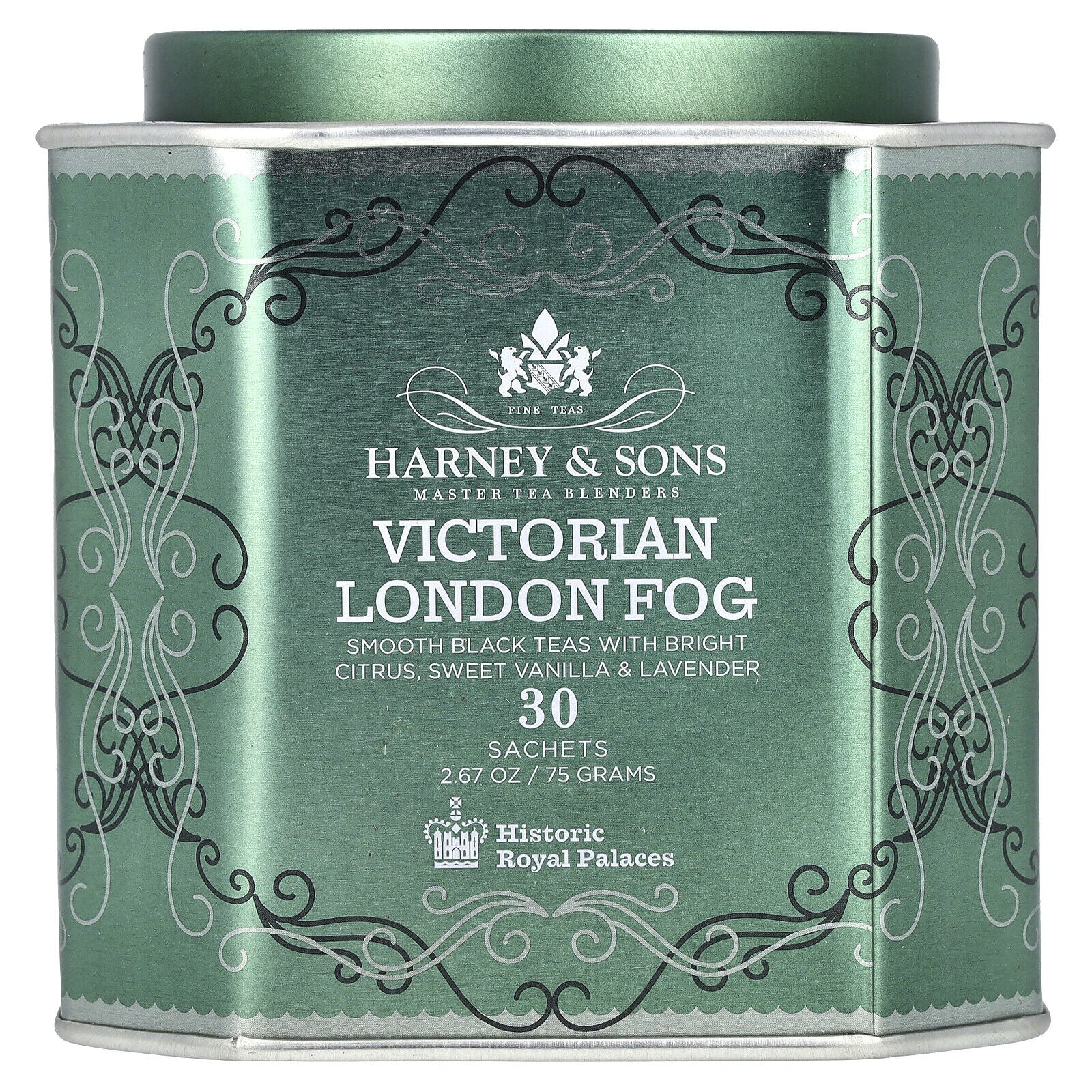 Victorian London Fog, Smooth Black Tea With Bright Citrus, Sweet Vanilla &
