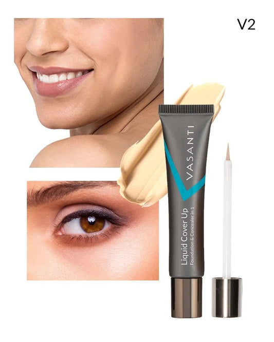 VASANTI Oil-Free Foundation & Concealer in 1 - Liquid Cover-Up V2 - Full Matt