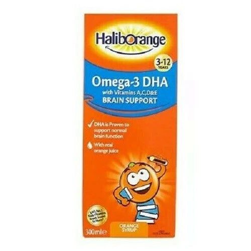 Haliborange Kids Omega-3 Syrup Orange 300ml