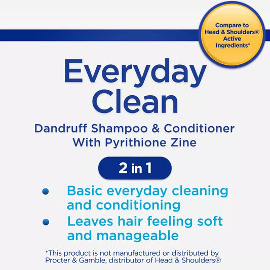 Equate 2N1 Everyday Clean Dandruff Shampoo and Conditioner