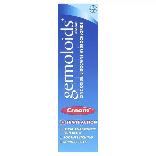 GERMOLOIDS TRIPLE ACTION CREAM FOR ITCHY PILES - 55G