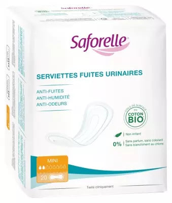 Saforelle 20 Napkins Urinary Leaks Mini