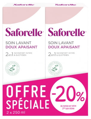 Saforelle Gentle Cleansing Care 2 X 250Ml