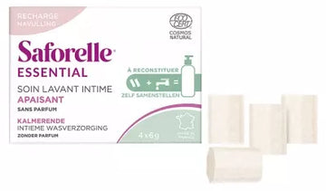 Saforelle Soin Lavant Intime Apaisant Kit À Reconstituer Recharge 4 Sticks