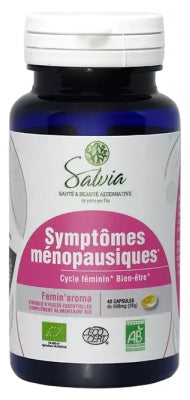 Salvia Nutrition Femin'Aroma Menopausal Symptoms Organic 40 Capsules