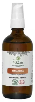 Salvia Nutrition Organic Macadamia Virgin Vegetable Oil 100 Ml