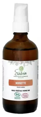 Salvia Nutrition Organic Virgin Hazelnut Oil 100 Ml