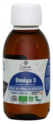 Salvia Nutrition Organic Omega 3 Vegetable Perilla Oil 125 Ml