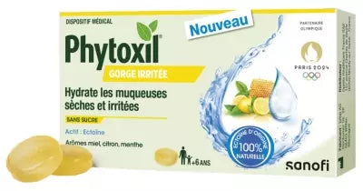 Sanofi Phytoxil Sore Throat Honey Lemon Mint 16 Lozenges