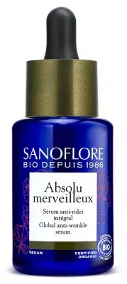 Sanoflore Absolu Merveilleux Global Anti-Wrinkle Serum Organic 30Ml