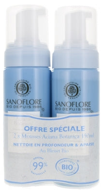 Sanoflore Aciana Botanica Cleansing Water Foam 2 X 150Ml