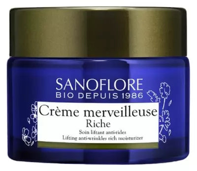 Sanoflore Crème Merveilleuse Riche Bio 50Ml