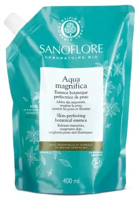 Sanoflore Organic Aqua Magnifica Anti-Imperfections Botanical Liquid Care Refill 400Ml