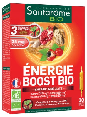 Santarome Bio Boost Energy Organic 20 Phials