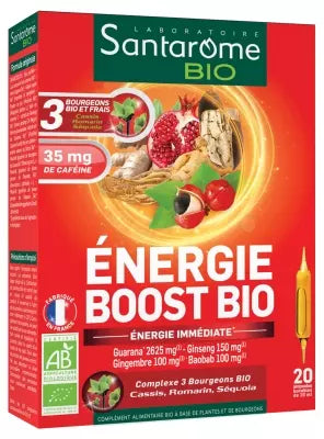 Santarome Bio Boost Energy Organic 20 Phials