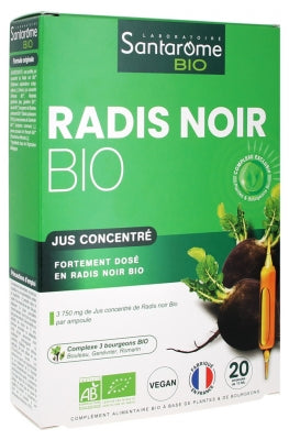 Santarome Bio Organic Black Radish 20 Phials