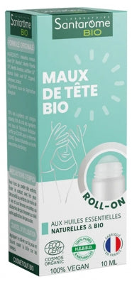 Santarome Bio Organic Roll-On Headaches 10 Ml