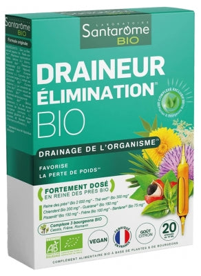 Santarome Drainer Elimination Organic 20 Phials