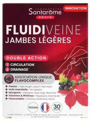 Santarome Fluidiveine Light Legs 30 Tablets