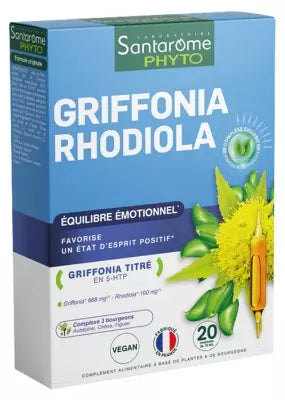 Santarome Griffonia Rhodiola 20 Phials