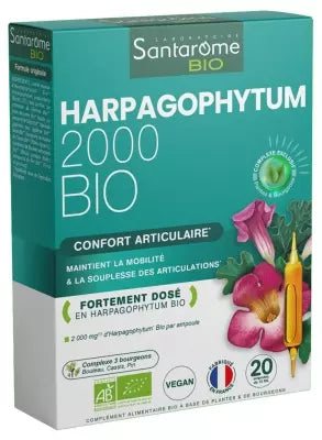 Santarome Organic Harpagophytum 2000 20 Phials