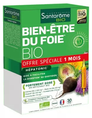 Santarome Organic Liver Wellness 30 Phials