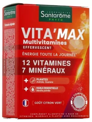 Santarome Vita'Max Multivitamins 20 Effervescent Tablets