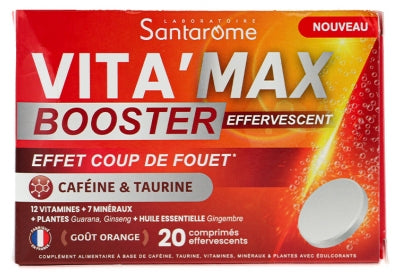 Santarome Vita'Max Booster 20 Effervescent Tablets