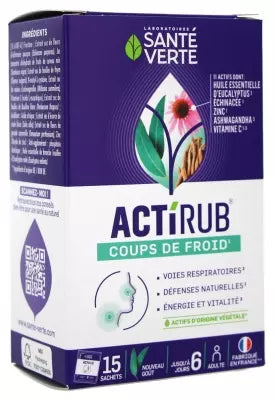 Santé Verte Actirub Cold Snaps 15 Sachets