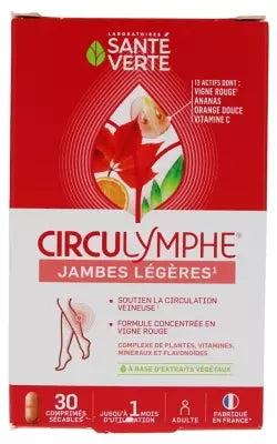 Santé Verte Circulymphe 30 Tablets