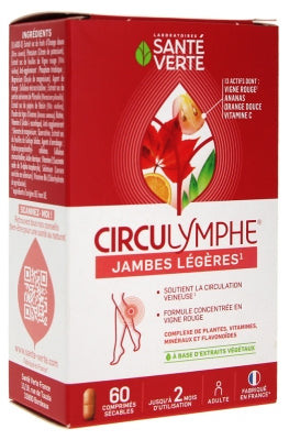 Santé Verte Circulymphe 60 Tablets