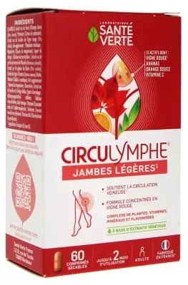 Santé Verte Circulymphe 60 Tablets