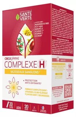 Santé Verte Circulymphe Complexe H 20 Sticks