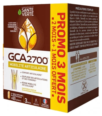 Santé Verte Gca 2700 120 Tablets + 60 Tablets Free