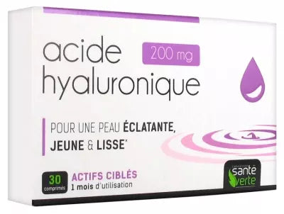 Santé Verte Hyaluronic Acid 200Mg 30 Tablets