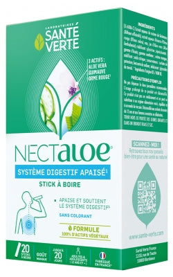 Santé Verte Nectaloe 20 Sticks