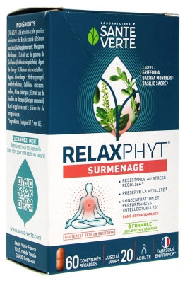 Santé Verte Relaxphyt Overwork 60 Tablets