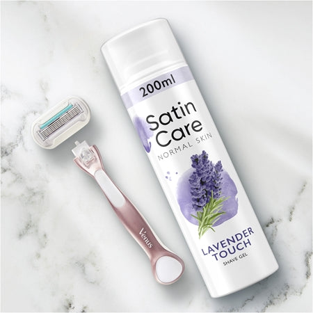 Gillette Satin Care Lavender Touch Shaving Gel For Women