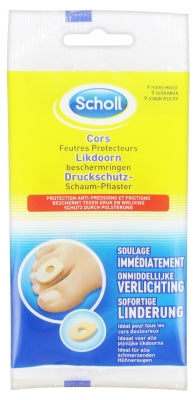 Scholl Corns Protective Felts 9 Foam Felts