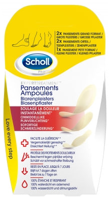 Scholl Heel And Toe Blister Plasters Different Sizes 5 Plasters