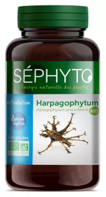 Séphyto Articulation Harpagophytum Organic 200 Capsules