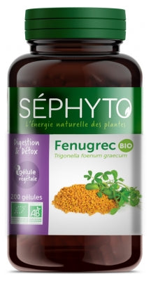 Séphyto Digestion & Detox Fenugreek Organic 200 Capsules