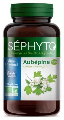 Séphyto Stress & Sleep Hawthorn Organic 200 Capsules